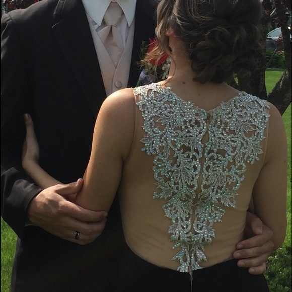 Black LaFemme Prom Dress