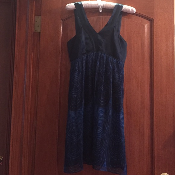 Express short blue dress; size S