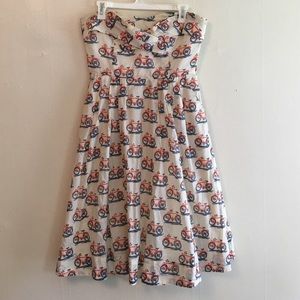 Anthropologie tea length dress