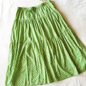 J. Jill  tiered printed skirt Petite