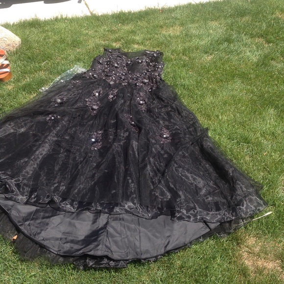 Black formal dress