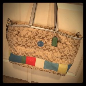 Coach diaper bag.