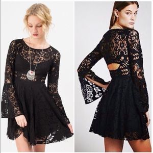 Black Free People Lace Dress