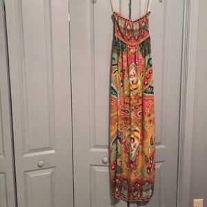Colorful floral maxi!