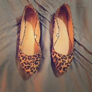 Cheetah print flats