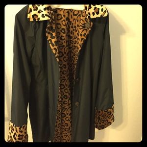 Reversible trench coat