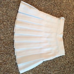 American Apparel White Tennis Skirt