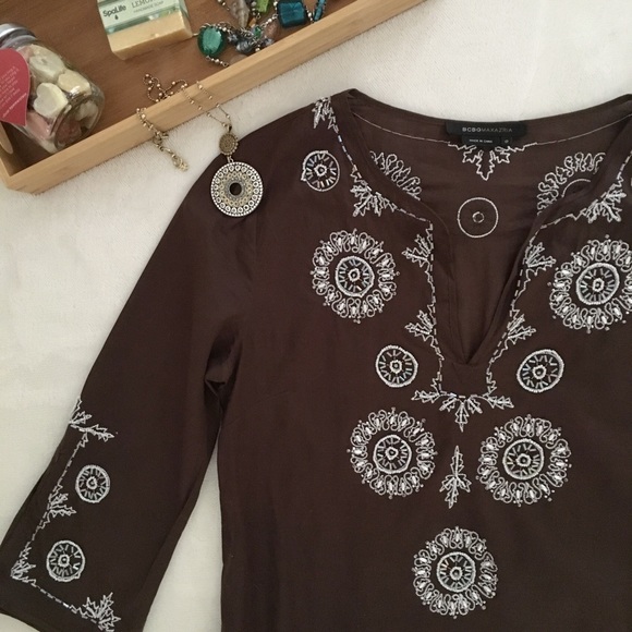 BCBG MaxAzria beaded tunic/dress