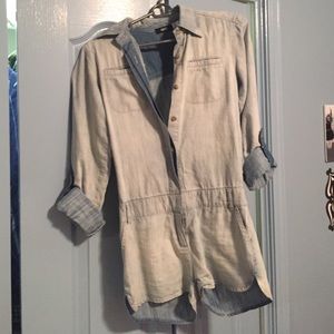 Denim romper!