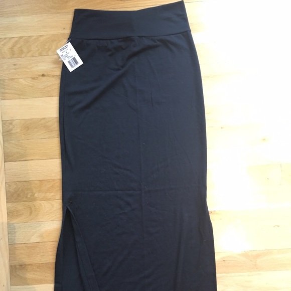 Comfortable Maxi Skirt with Open Side; BRAND NEW