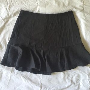 Charcoal grey Forever 21 cotton skirt.