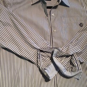 Lizsport Stripe with contrast collar/cuffs