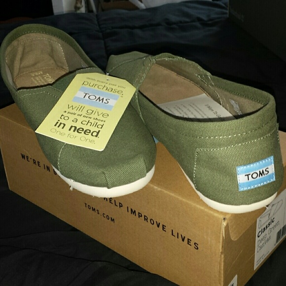 Toms Other - MEN'S green Tom's Classics