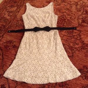Super cute size 4 ivory lace dress