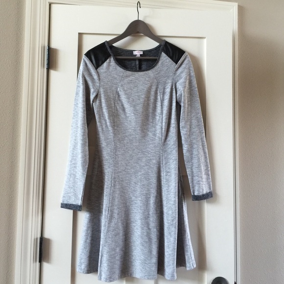 Pixley Dresses & Skirts - Pixley Stitch Fix brand szS w/ vegan leather dress