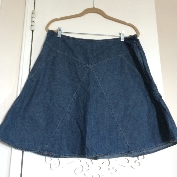 Chaps Dresses & Skirts - A-line denim skirt