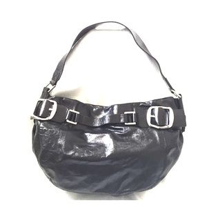 Trendy DKNY leather bucket bag