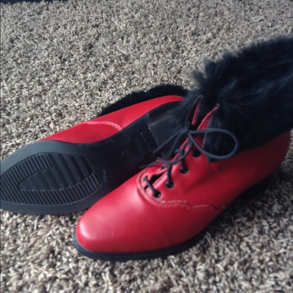 Red Booties - Picture 2 of 2