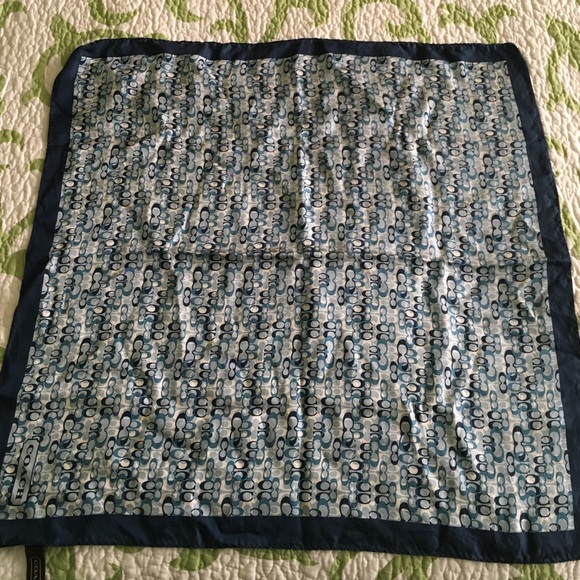 Coach silk scarf