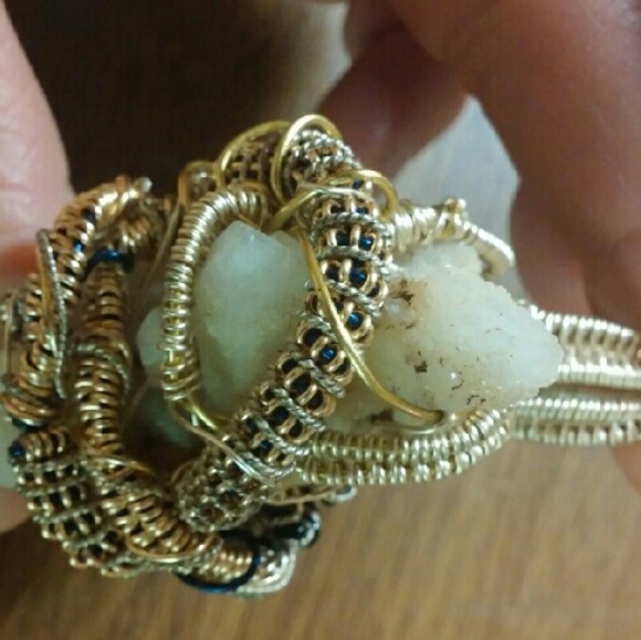 Spirit Amethyst Cluster Wire Wrap - Picture 2 of 4