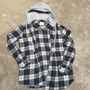 Forever 21 Hooded Flannel!