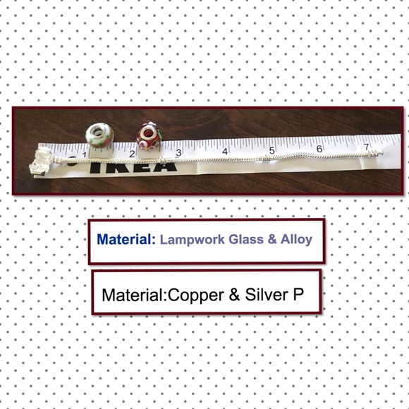 Beautiful glass beads 4 for $10 - Picture 3 of 3