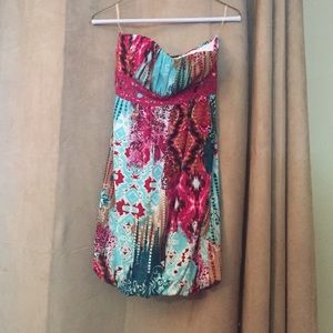 Ruby Rox patterned short dress