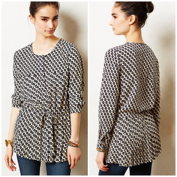 Anthropologie Tops - Anthropologie Maeve Selva Print Tunic - XS