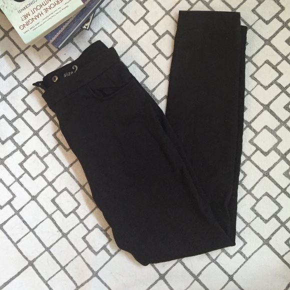 J.Crew Super Skinny Black Ankle Jeans
