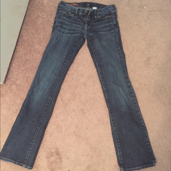 JCrew Hipslung Bootcut Jeans