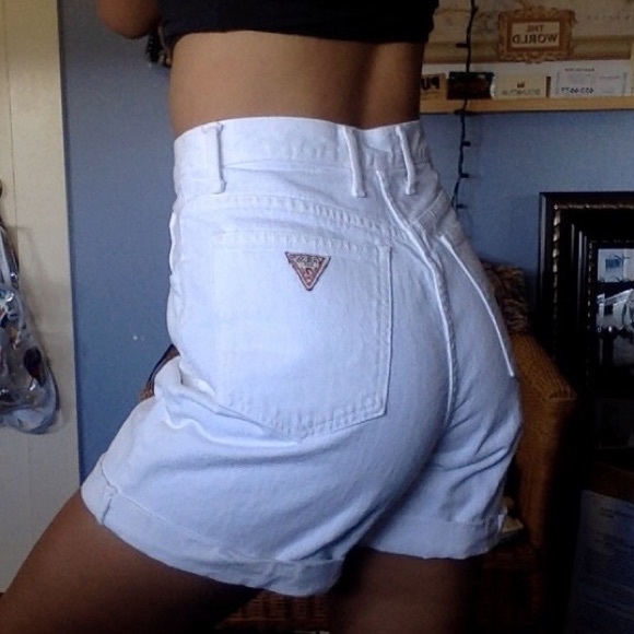 Vintage guess high waisted shorts