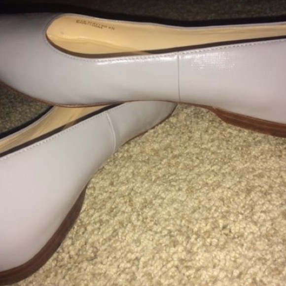 Cole haan gray pointed toe flats