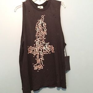 EXTREMELY RARE UNIF positions muscle tee unisex XS