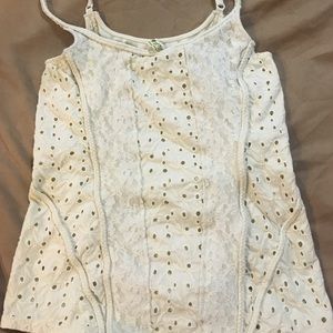 Free People lace and crochet tank
