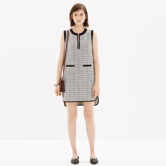 Madewell Tweed Shift Dress - Picture 1 of 4