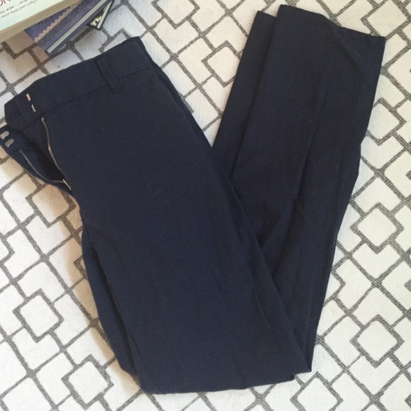 NWOT Navy Pinestripe Khakis