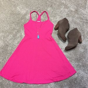 Pink Chevron Dress!