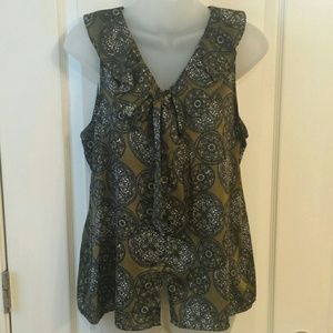 Apt. 9 Front Tie Sleeveless Blouse