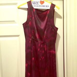 Theory Red and black dress