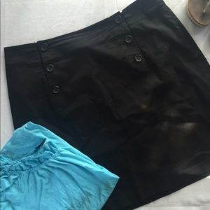 FINAL SALE | Black sailor-style skirt