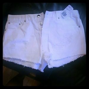 Forever 21/Denim White Short