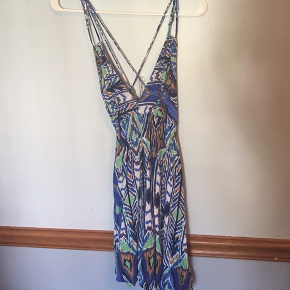 Obsessed just does fit me! Flowy tribal dress