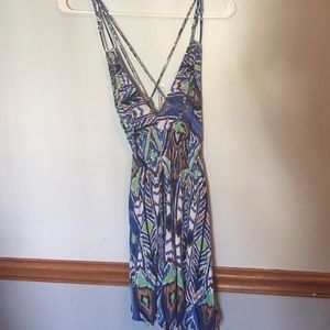 Obsessed just does fit me! Flowy tribal dress