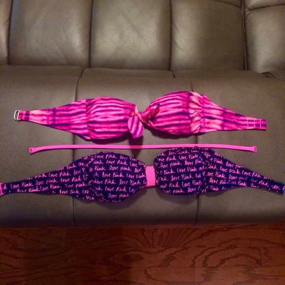 Victoria's Secret/PINK bandeau swimsuit bundle