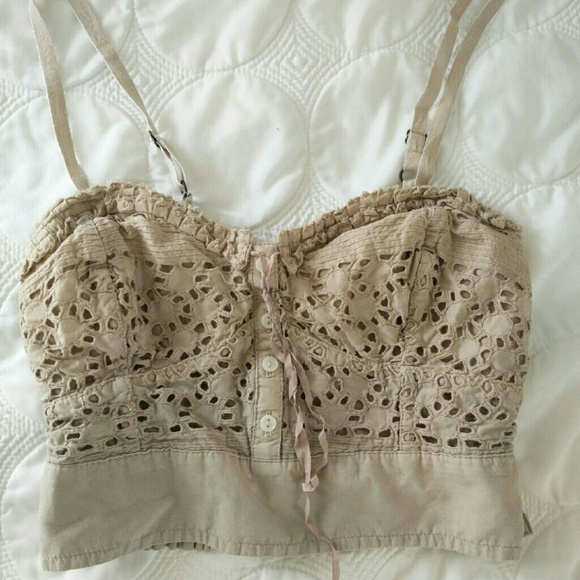 American Eagle,  corset look tank/crop