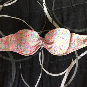 Strapless confetti VS bikini top