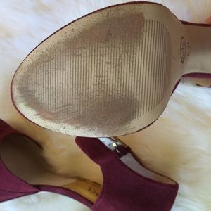 MICHAEL Michael Kors Shoes - Burgundy Suede Platform Heel | Michael Kors MICHAEL Michael Kors Shoes - Burgundy Suede Platform Heel | Michael Kors