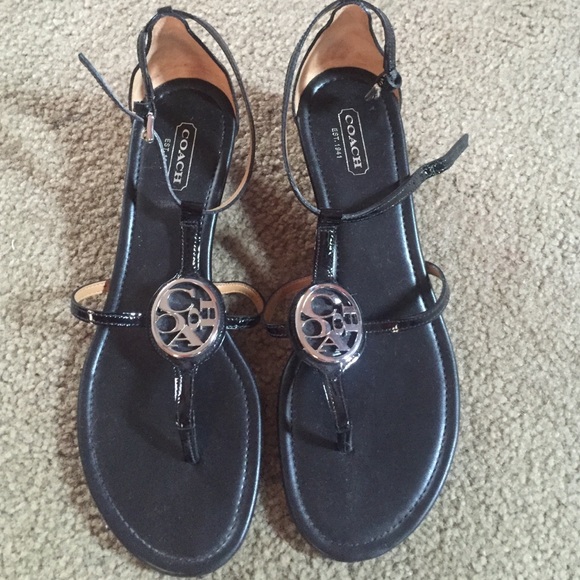 Good condition... Black sandals