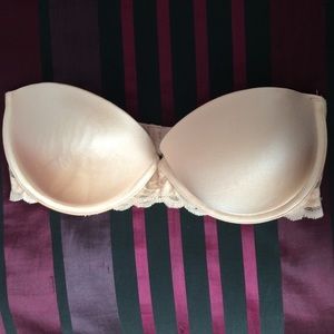 Victoria's Secret PINK Strapless Nude Bra