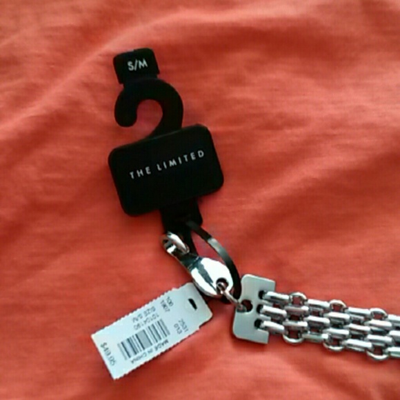 Silvertone Woven chain belt - Picture 2 of 3